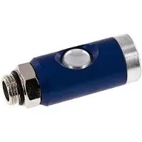 Tameson Gehard staal DN 7.4 Safety Luchtkoppeling Snelkoppeling met Drukknop G 3/8 inch Buitendraad