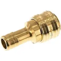 Tameson Messing DN 7.2 (Euro) Luchtkoppeling Snelkoppeling 13 mm Slangpilaar Double Shut-Off