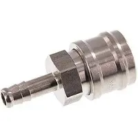 Tameson RVS DN 7.2 (Euro) Luchtkoppeling Snelkoppeling 8 mm Slangpilaar