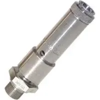 Tameson G 1/2'' vernikkeld messing vooringesteld veiligheidsventiel 11 bar (159,54 psi) DN 10