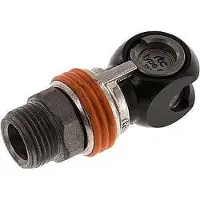 Tameson Staal/Messing DN 8 Safety Luchtkoppeling Snelkoppeling G 1/2 inch Buitendraad