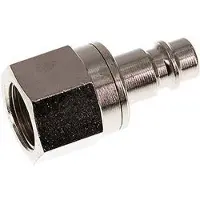 Tameson Vernikkeld Messing DN 7.2 (Euro) Luchtkoppeling Insteeknippel G 3/8 inch Binnendraad Double Shut-Off