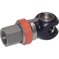 Tameson Staal/Messing DN 8 Safety Luchtkoppeling Snelkoppeling G 3/8 inch Binnendraad