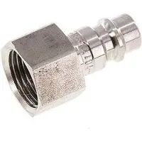Parker RVS 316L DN 7.2 (Euro) Luchtkoppeling Insteeknippel G 3/8 inch Binnendraad