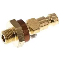 Tameson Messing DN 5 Bruin-Coded Luchtkoppeling Insteeknippel G 1/8 inch Buitendraad