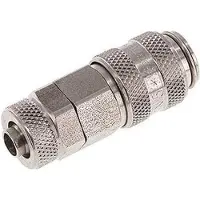 Tameson RVS DN 5 Luchtkoppeling Snelkoppeling 6x8 mm Push-On