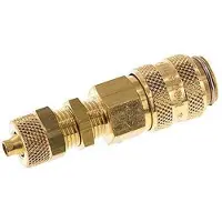 Tameson Messing DN 5 Luchtkoppeling Snelkoppeling 4x6 mm Push-On Schotkoppeling
