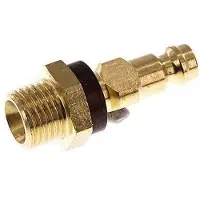 Tameson Messing DN 5 Bruin-Coded Luchtkoppeling Insteeknippel G 1/4 inch Buitendraad