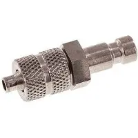 Tameson RVS DN 2.7 (Micro) Luchtkoppeling Insteeknippel 3x4.3 mm Push-On