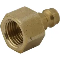 Tameson Messing DN 2.7 (Micro) Luchtkoppeling Insteeknippel G 1/8 inch Binnendraad [5 Stuks]