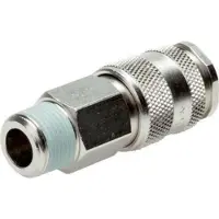 Tameson Vernikkeld Messing DN 5.5 (Orion) Luchtkoppeling Snelkoppeling R 3/8 inch Buitendraad