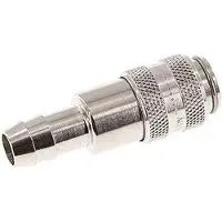 Tameson Vernikkeld Messing DN 5 Luchtkoppeling Snelkoppeling 9 mm Slangpilaar Double Shut-Off