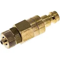 Tameson Messing DN 5 Luchtkoppeling Insteeknippel 4x6 mm Push-On Double Shut-Off
