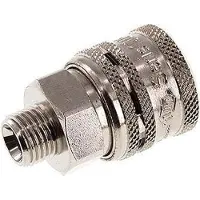Tameson Staal/Messing DN 7.2 (Euro) Safety Luchtkoppeling Snelkoppeling G 1/4 inch Buitendraad