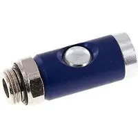 Tameson Gehard staal DN 7.4 Safety Luchtkoppeling Snelkoppeling met Drukknop G 1/2 inch Buitendraad