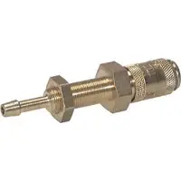 Tameson Messing DN 2.7 (Micro) Luchtkoppeling Snelkoppeling 4 mm Slangpilaar Schotkoppeling