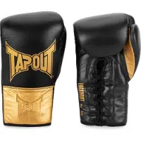 TAPOUT Lockhart Leather Boxing Gloves Zwart 10 oz L