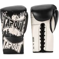 TAPOUT Angelus Leather Boxing Gloves Zwart 10 oz L