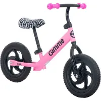 Gimme Teddy Loopfiets in het kleur Roze