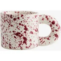 Nordal Jose mokken splash rood set van 6 stuks