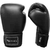 Stiel Pro Thai Bokshandschoenen - Leer - Zwart