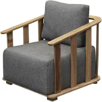 AVH-Collectie Milano lounge tuinstoel teakhout