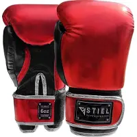 Stiel Superfighter Bokshandschoenen - Rood met zwart