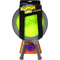 Koosh Paddleset - Padel Set - materialen en veerkrachtige racket maken het super gemakkelijk om de -bal weg te slaan.