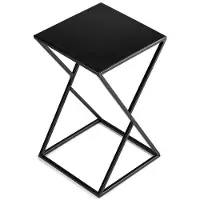 HowHomely Zwarte Metalen Bloemenstandaard Loft Stijl 40 cm