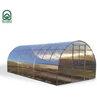 BAUMERA Kas KLASIKA TUBE, 3x6 meter, met funderingen en 4 mm polycarbonaat