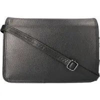 LEATHER DESIGN Schoudertas met Overslag Revival Vintage Zwart