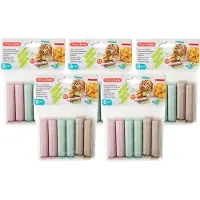 Forte Plastics Plasticforte 30x afsluitclips / vershoudclips - 6 cm - keuken/voedsel zakjes afsluiten - Vershoudknijpers
