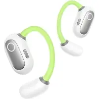Baseus Eli Sport 1 Open Oordopjes TWS Aurora Groen (7.50 h, Draadloze), Koptelefoon, Groen, Wit