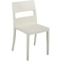 S•CAB Designstoel, terrasstoel, campingstoel SAI in ivoor van het Italiaanse . Verpakt per 6 stuks en 5 jaar garantie!