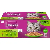 Whiskas mix gelei 1+ pouch 40x85g