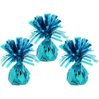 Haza Ballon gewichtjes - 3x - lichtblauw - 170 gram - gewichtjes voor helium ballontrosjes