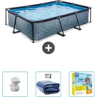 OEM Rechthoekige zonnecollectoren voor zwembaden - 300 x 200 x 65 cm - Inclusief pomp - Zonneafdekking - Onderhoudspakket - Nu extra voordelig