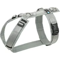 AnnyX Hondentuig - Y-tuig - Grijs - Zilvergrijs - maat L - Borstomvang 70-86cm - Gewicht hond 26-38 kg