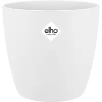 OEM Ronde witte keramische pot voor bloemen, 30x27 cm