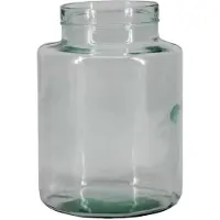 Floran Bloemenvaas Bela Arte - transparant - glas - H20 cm - melkbus vaas met smalle hals - Vazen