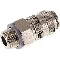 Tameson Vernikkeld Messing DN 5 Luchtkoppeling Snelkoppeling G 1/4 inch Buitendraad