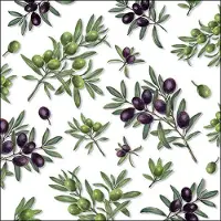 Ambiente - Servetten 'Olives All Over' (20 stuks)