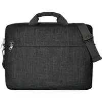 Halfar Laptoptas - zwart gemêleerd - 29 x 39 x 8 cm - 15 inch laptop - gerecycled materiaal - praktisch - - Europe