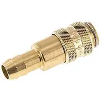 Tameson Messing DN 5 Luchtkoppeling Snelkoppeling 9 mm Slangpilaar Double Shut-Off
