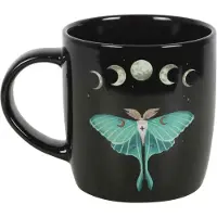 Something Different - Luna Moth Mok/beker - Dark Forest Nachtvlinder Mok - 340ml - Multicolours