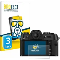 BROTECT Screenprotector 3 Stuks voor Fujifilm X-T50 Beschermglas transparant