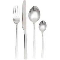 Homla - Bestekset - 24 stuks - Zilver - B2LUGANO - 854250
