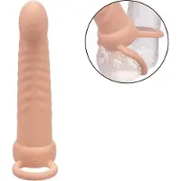 Calexotics Ribbed Dual Penetrator