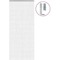 vidaXL Vliegengordijn kettingen 90x200 cm aluminium