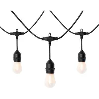 QAZQA Buiten lichtsnoer 10m incl. LED 10-lichts solar - Russell